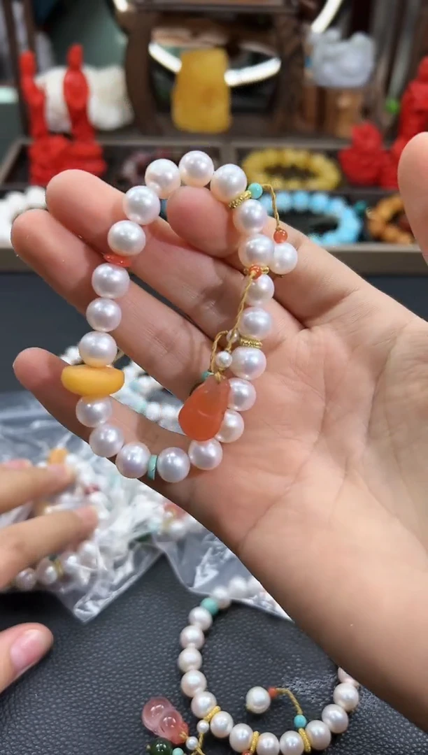 【闪购商品】淡水珍珠手串未镶嵌 B4054 多样性一件发货