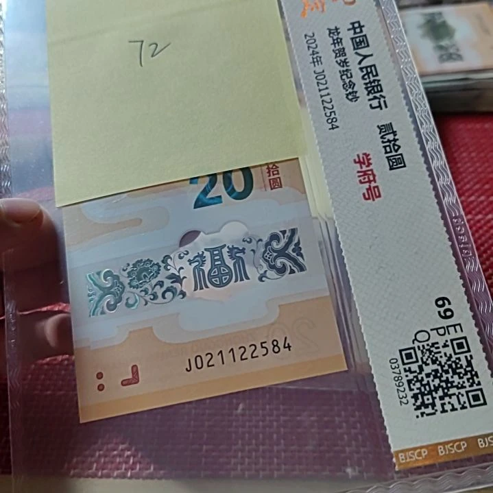 塑料小龙钞21122584评级