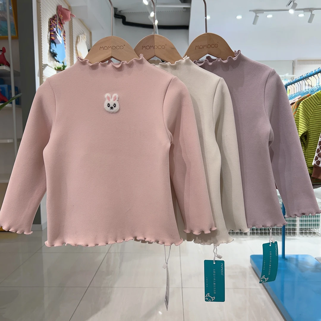 MOMOCO秋冬女童新款甜美打底衫75830239018&19&20