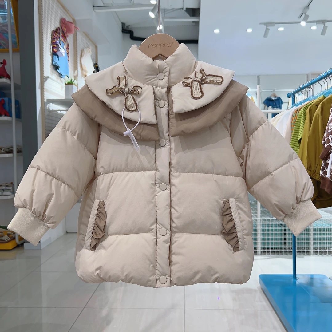 MOMOCO女童冬季新款甜美花苞棉服75830101015