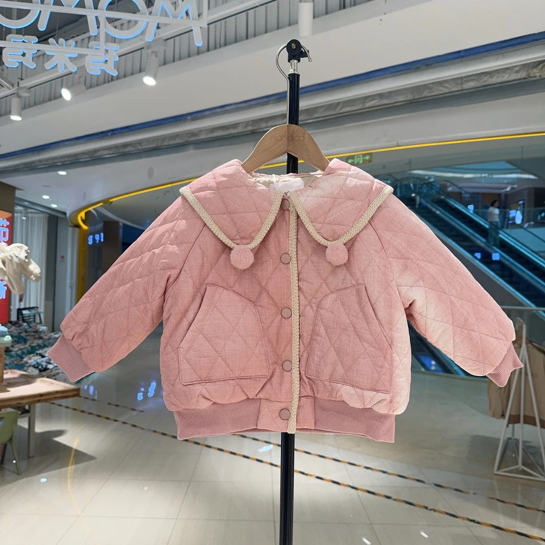 MOMOCO冬季新款女童甜美渐变外套75830101005