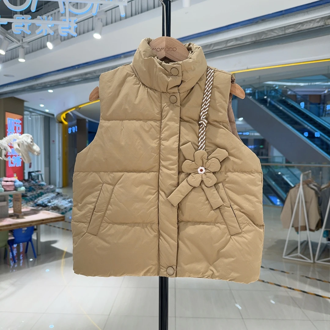 MOMOCO女童秋冬季新款特惠百搭羽绒马甲76830116015