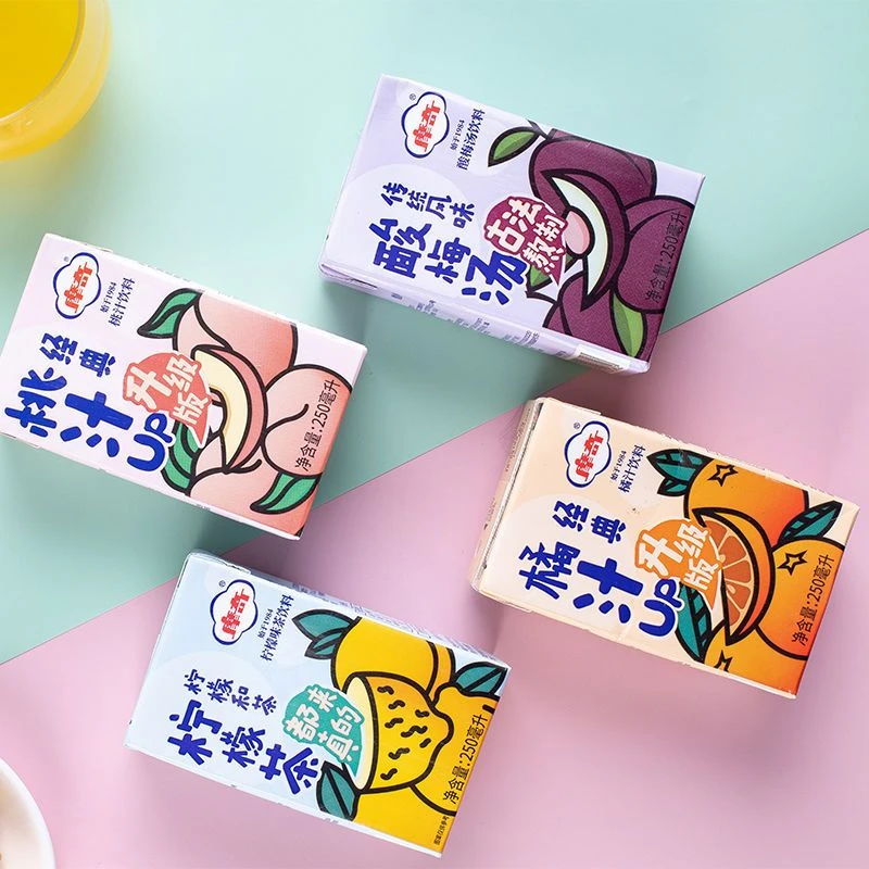 摩奇桃汁250ml怀旧饮料水蜜桃风味解渴果汁