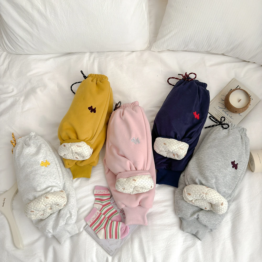 耀火粉丝专属“萌娃冬装”680克四层夹棉羊毛蚕丝加厚棉裤一条过冬