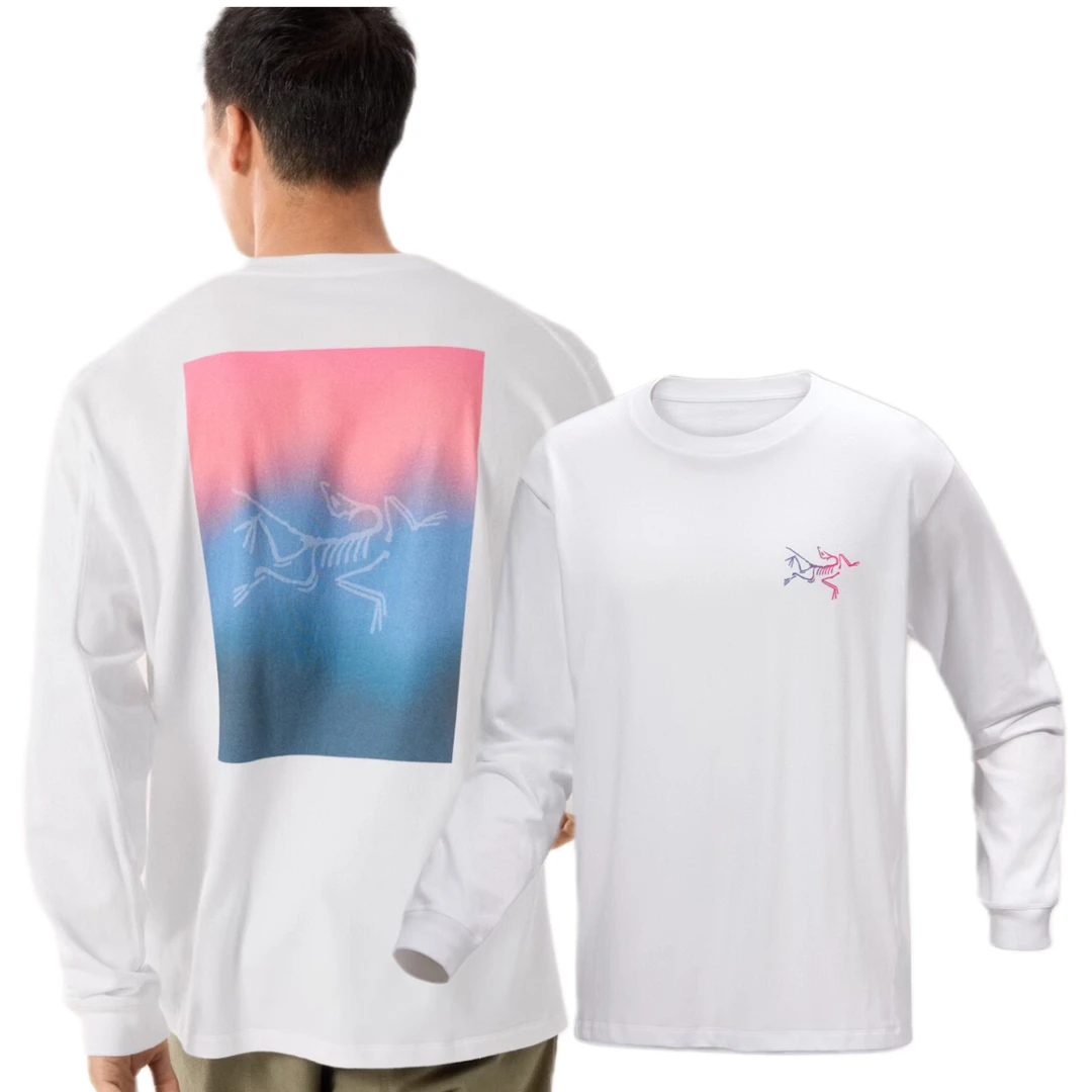 ARC'TERYX/始祖鸟男款 Kragg Cotton Heatmap  彩标 长袖 T恤