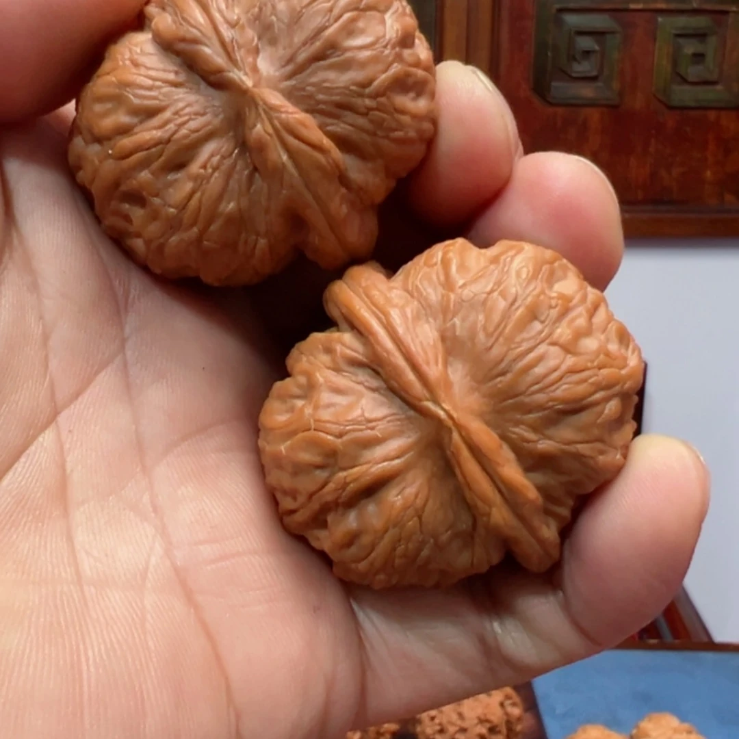 【闪购商品】文玩核桃把件社***哥平谷元宝45