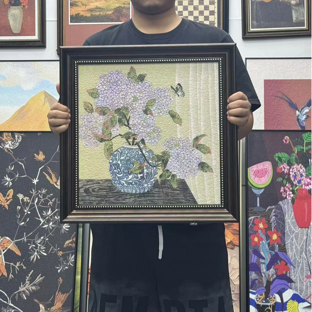 《任平生》花瓶高级感客厅背景墙装饰画新款中式美学卧室书房5050