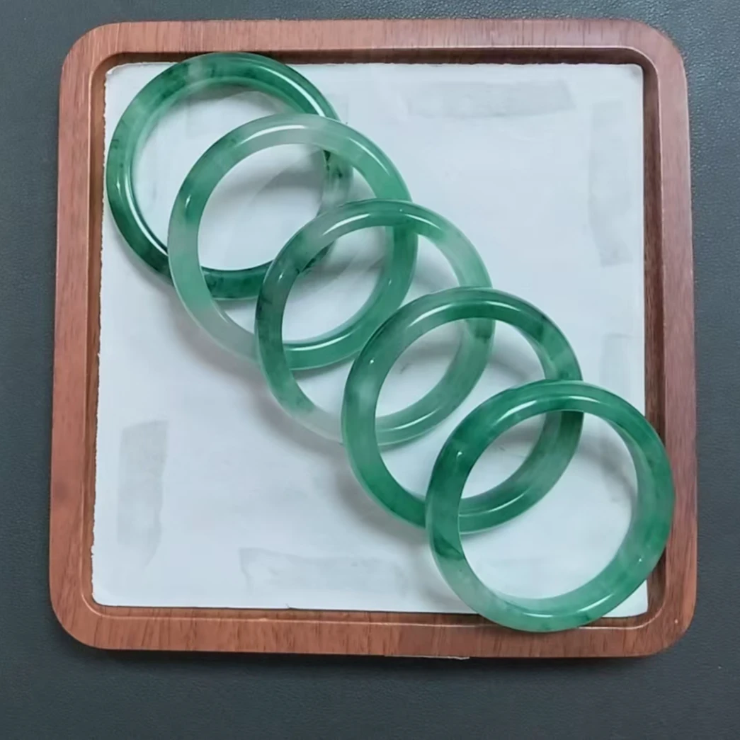 耀华珠宝天然独龙玉独龙翠手镯多样性发货拍一发一