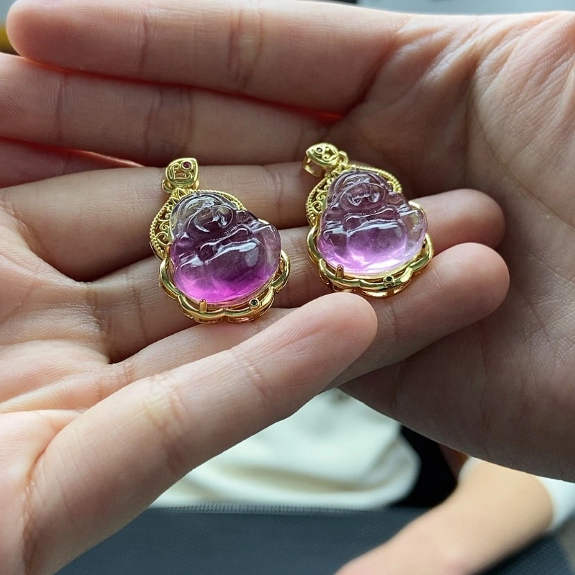 【闪购商品】萤石颈饰颜色纹路多样性发货拍一发一未镶嵌