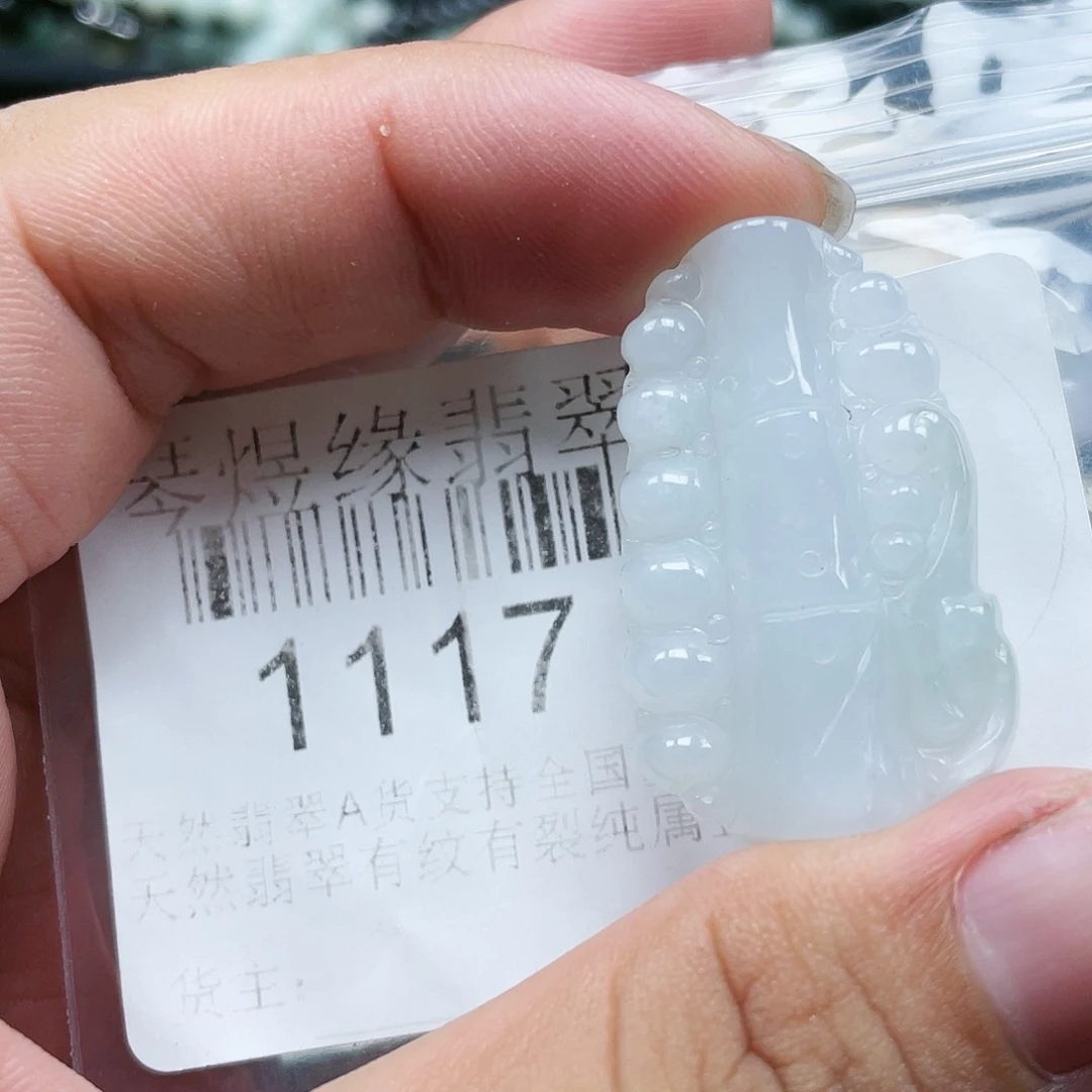 翡翠颈饰未镶嵌天然