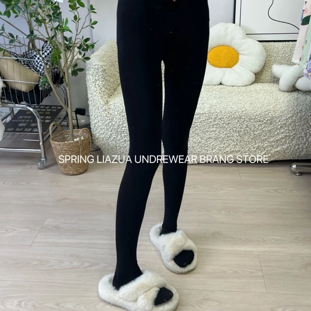 “山茶花袜”设计师款！不加绒 上身包裹感巨好显瘦打底裤春秋