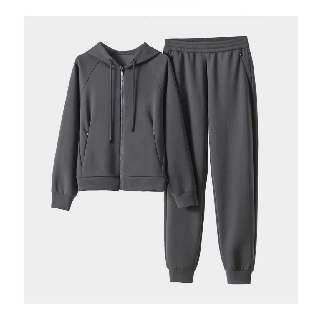 【U.M】观赛搭子女士巨显瘦休闲连帽套装