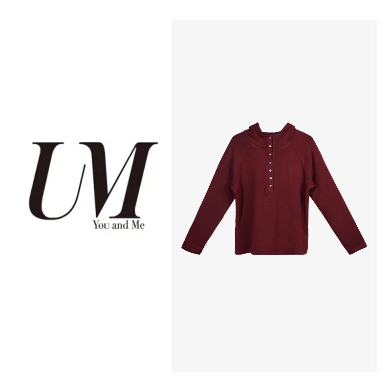 【U.M】清风叙连帽舒适长袖卫衣