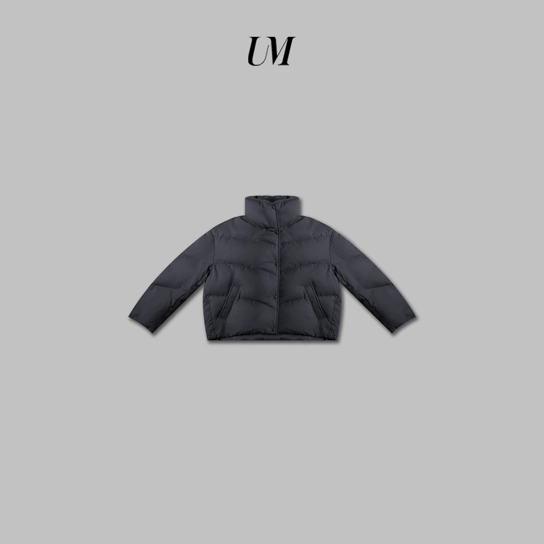 【U.M】绒语轻轻翻领复古短款保暖鹅绒服