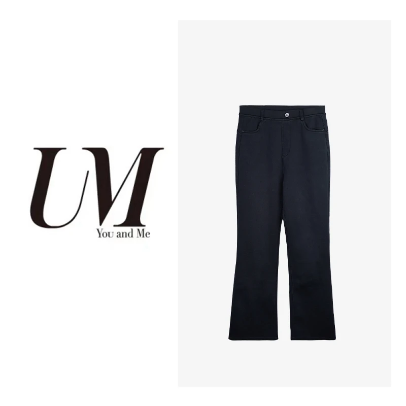 【U.M】小米兰微喇加绒牛仔裤