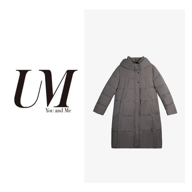 【U.M】别具一格羽绒服纯色保暖604023G