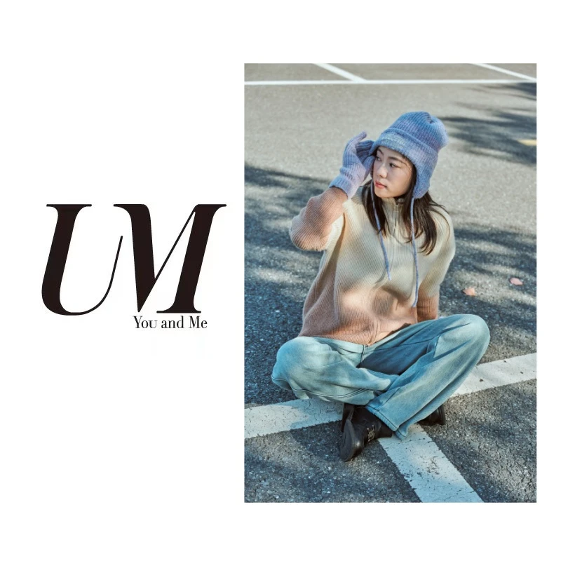 【U.M】云深秋冬季复古百搭显瘦减龄渐变色厚实开衫毛衣Y