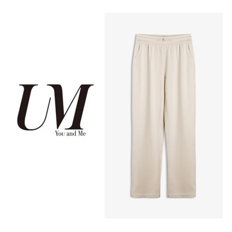 【U.M】纤纤玉腿女士直筒休闲裤