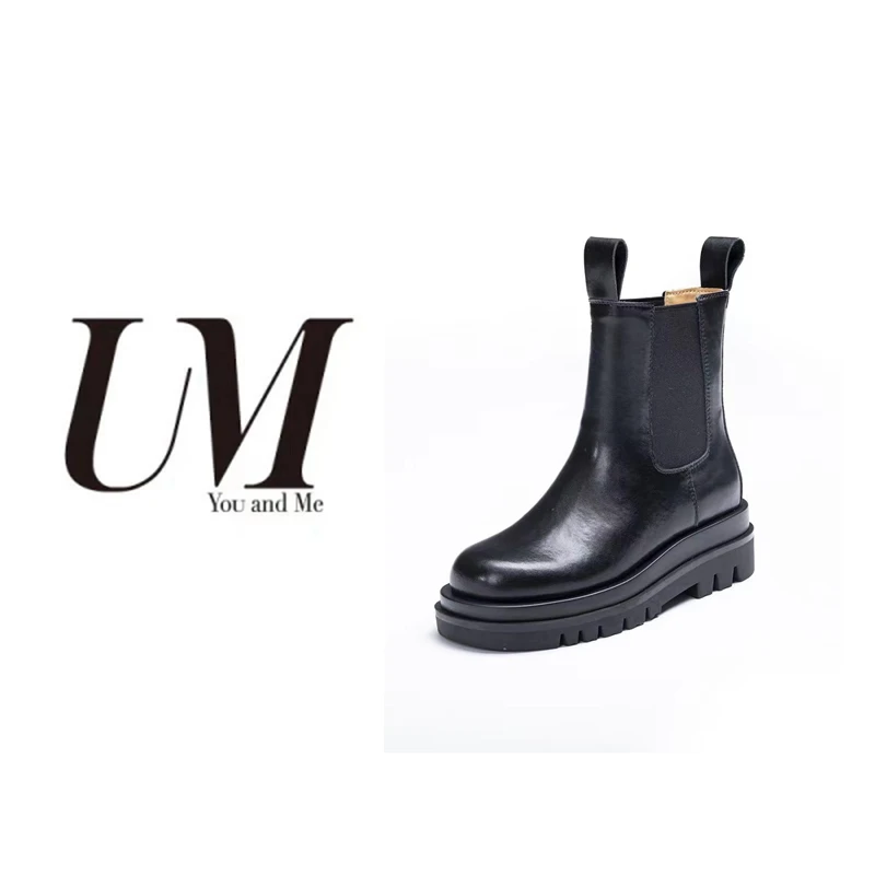 【U.M】伯爵英伦风切尔西鞋6659