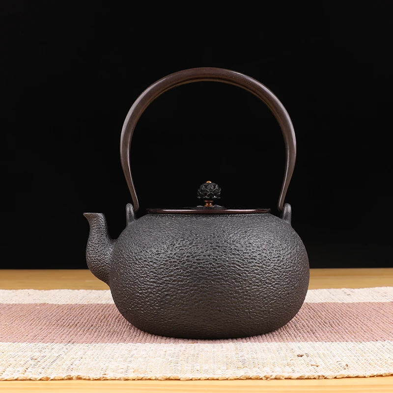 日式素壶1200毫升纯手工铁壶烧水泡茶煮茶壶