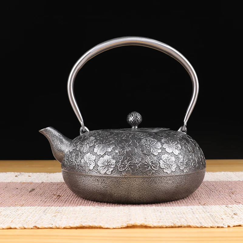 樱花砂铁壶1300毫升烧水泡茶煮茶壶