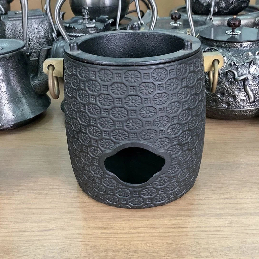 1团花碳炉纯手工打造