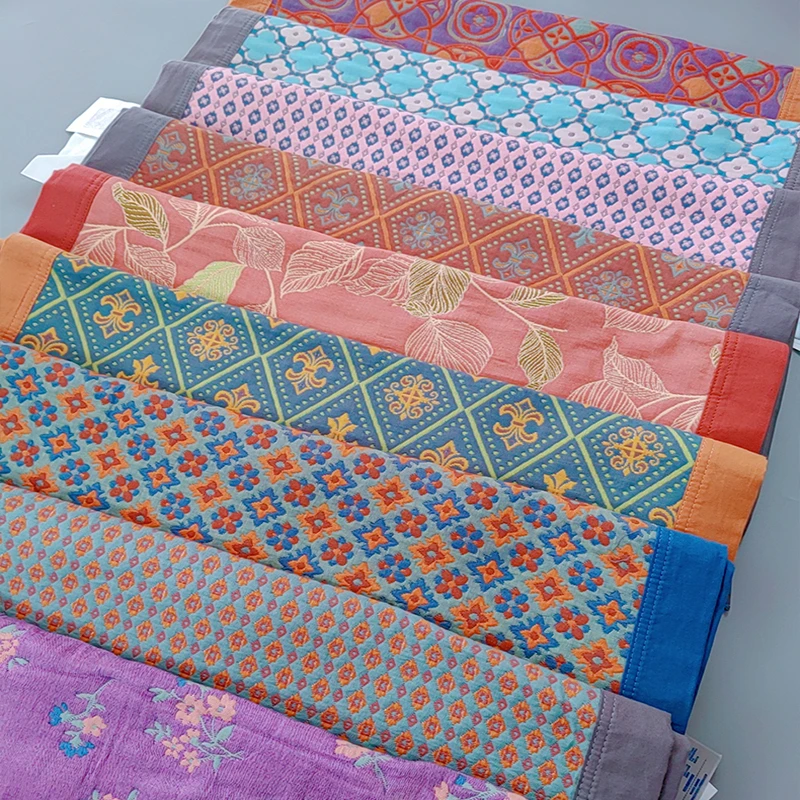 纱布枕巾纯棉一对装加厚成人全棉高档大号50X80枕头巾防头油出汗