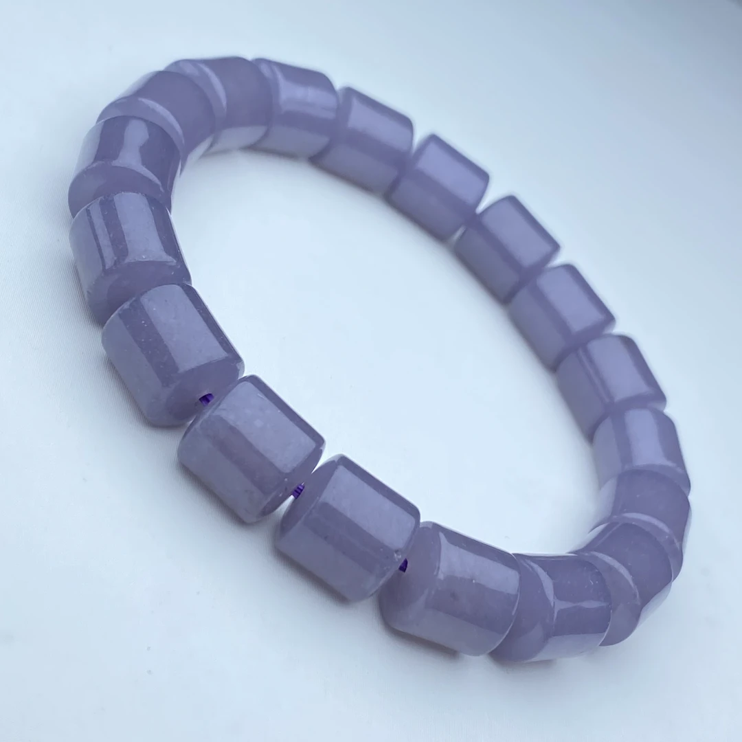 YZ-19号精品烟紫路路通手链10mm多样性发一件