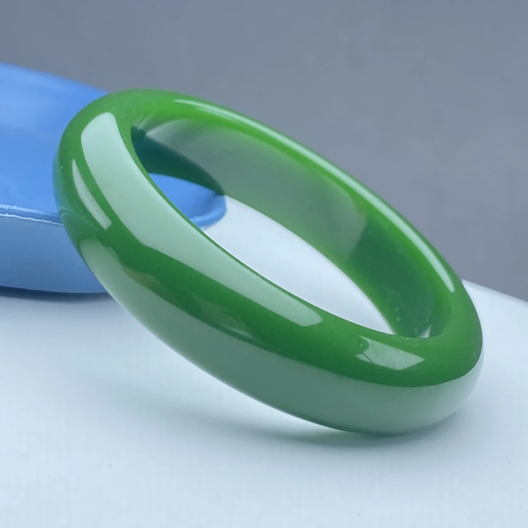 2号菠菜绿高品质老矿手镯时尚精美多样性发一件