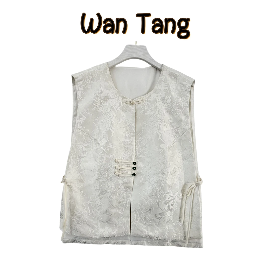 [相思】新中式国风潮流气质百搭女款马甲中国风无袖时尚