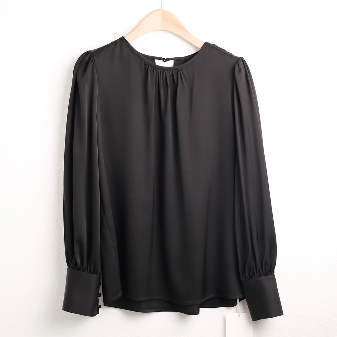 桑蚕丝衬衫真丝上衣 MRBKSY-8K005