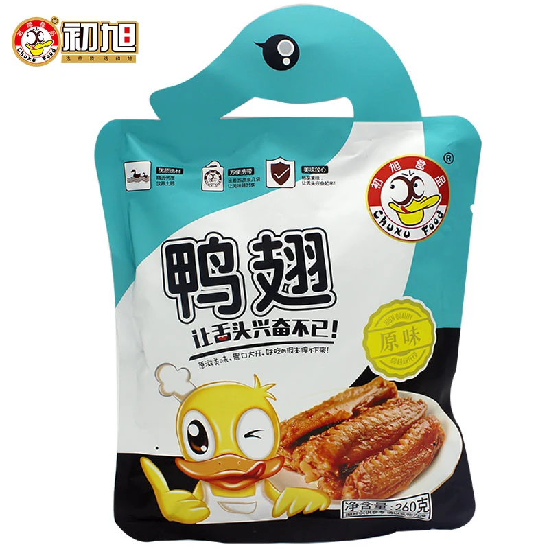 初旭鸭翅260g 原味 温州特色鸭肉类零食 独立小包装即食