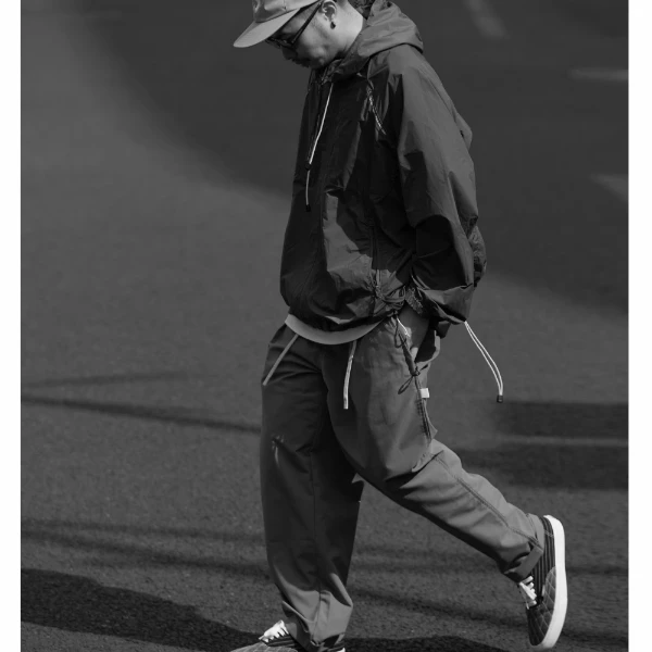 220994-3D立体裁剪三防机能连帽夹克户外徒步冲锋衣