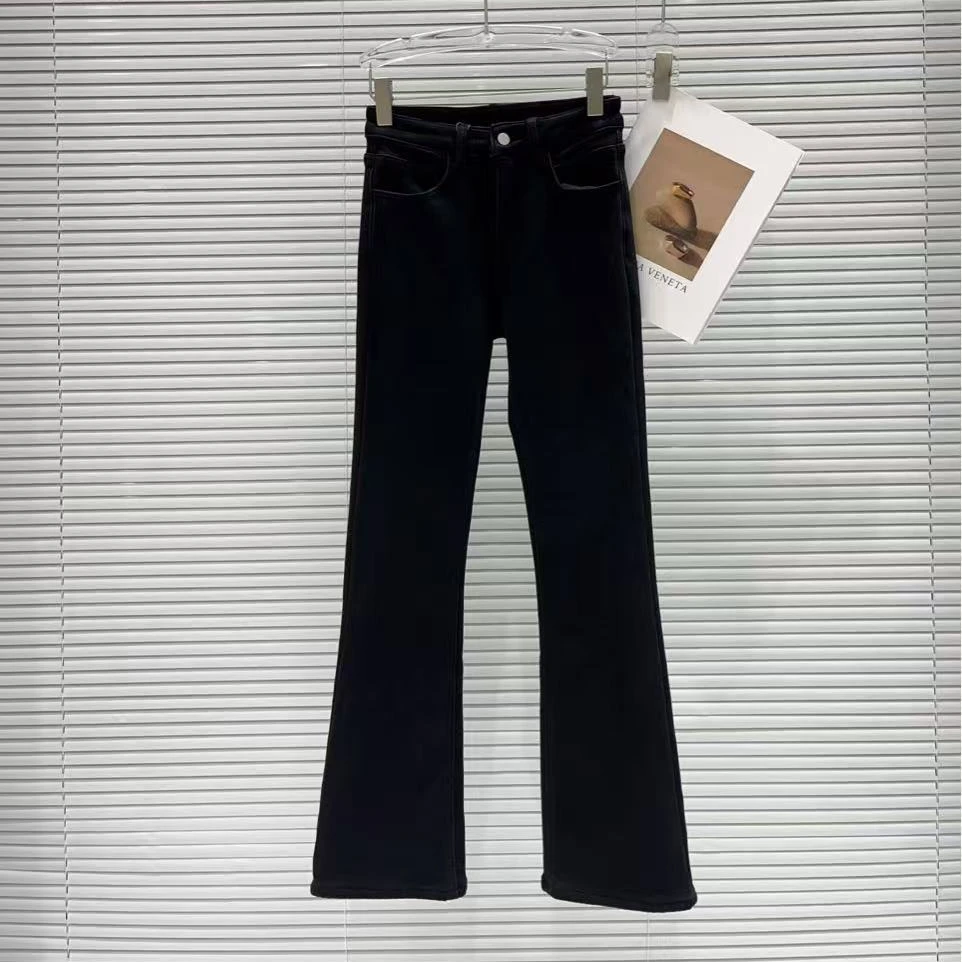 SX[T311]（女装）弹力复合绒喇叭裤