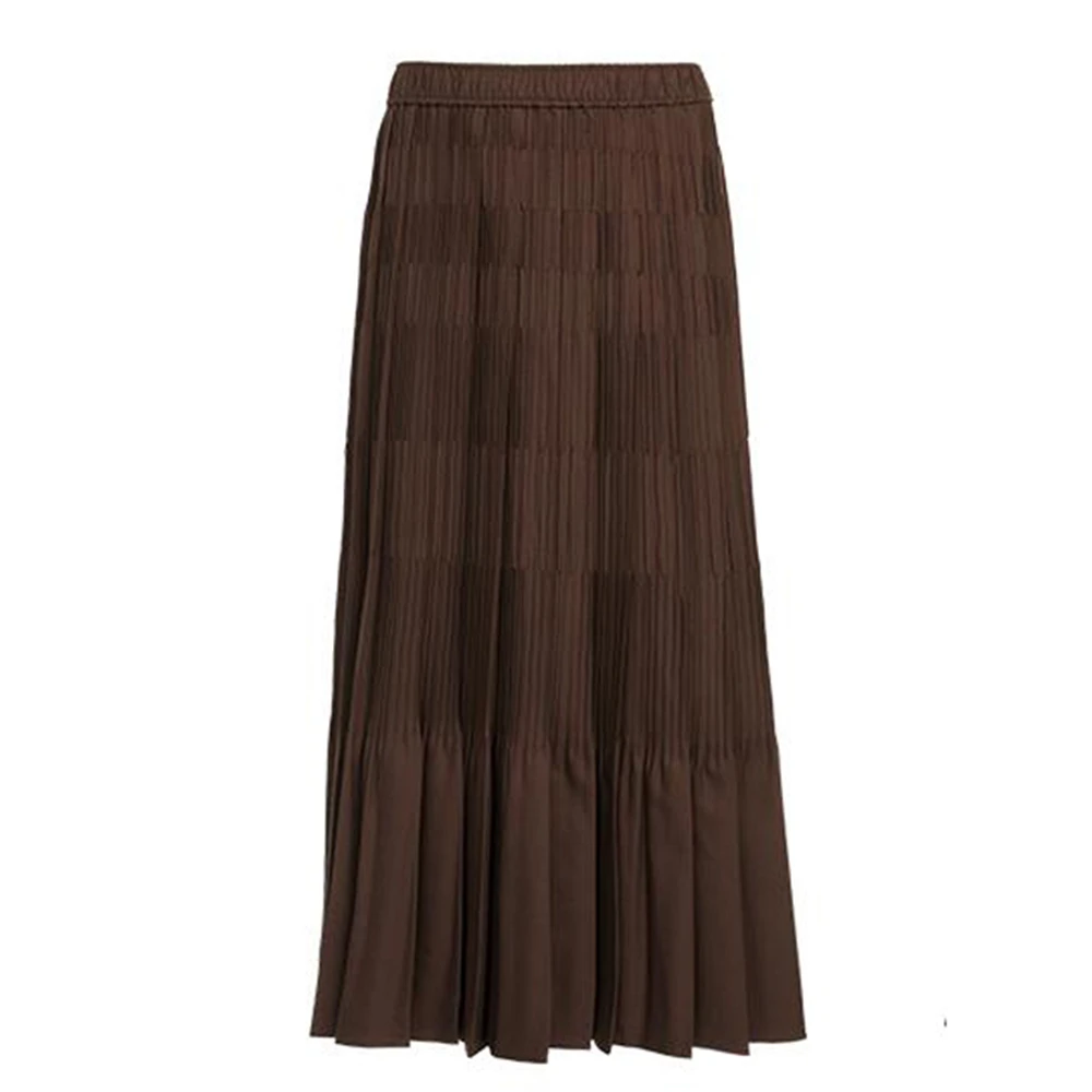 GEJIN/歌锦2024年秋季新款优雅气质百搭显瘦高腰百褶裙9322411198