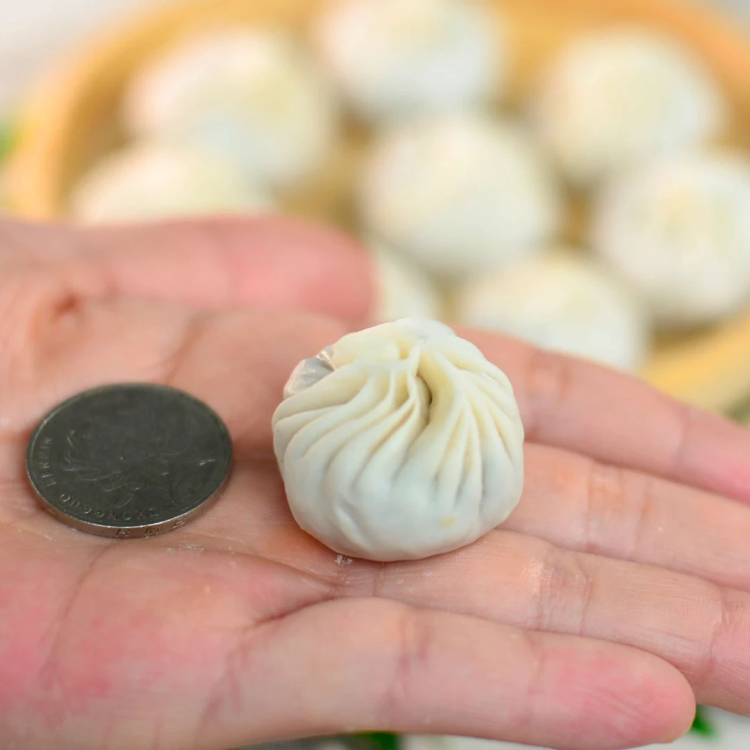 福鼎风味美食小笼包拇指生鲜包纯手工制作小笼包无科技鲜美味包邮