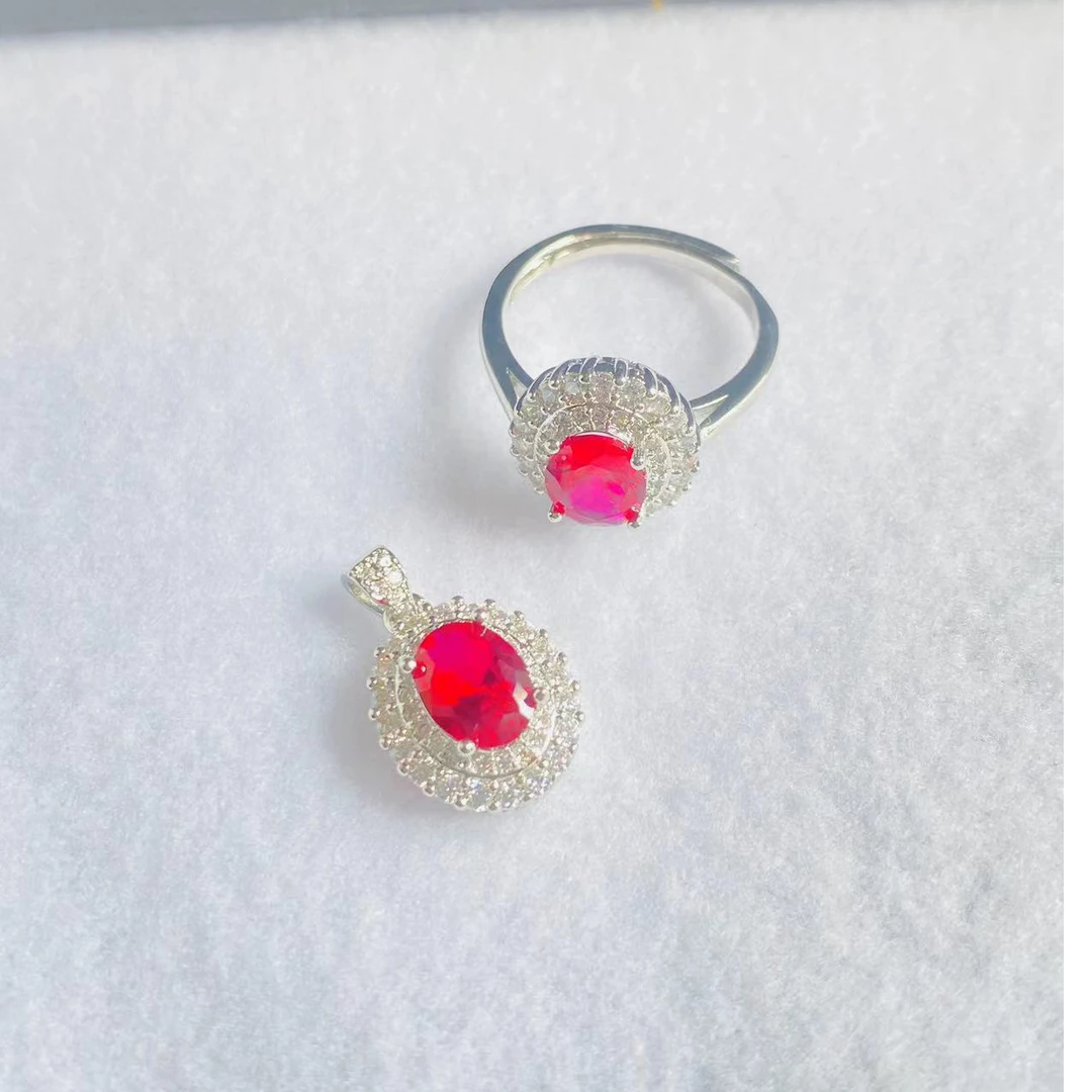 H1-453 红宝石吊坠