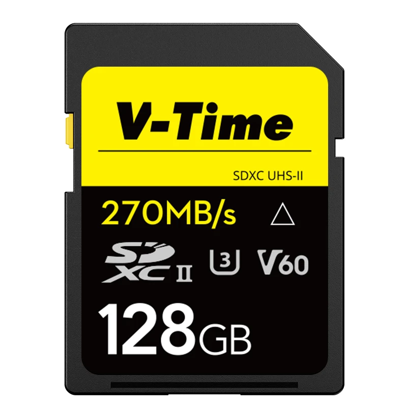 V-Time 威泰 270MB/s SDXC UHS-Ⅱ 高速存储卡  V60 128GB