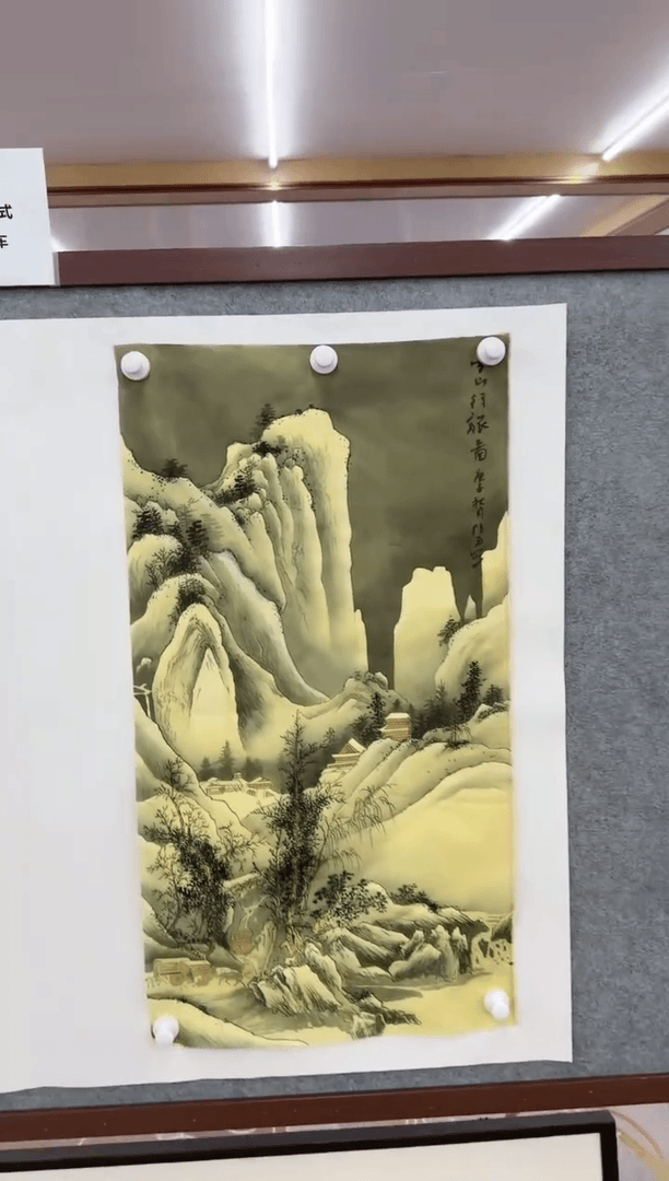 【闪购商品】绘画DC张伦玉-绢布-山水国画
