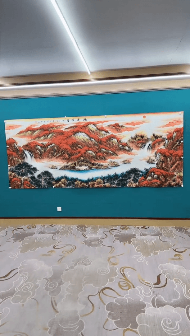 【闪购商品】绘画绘画Y-刘雪红-大丈二-山水画