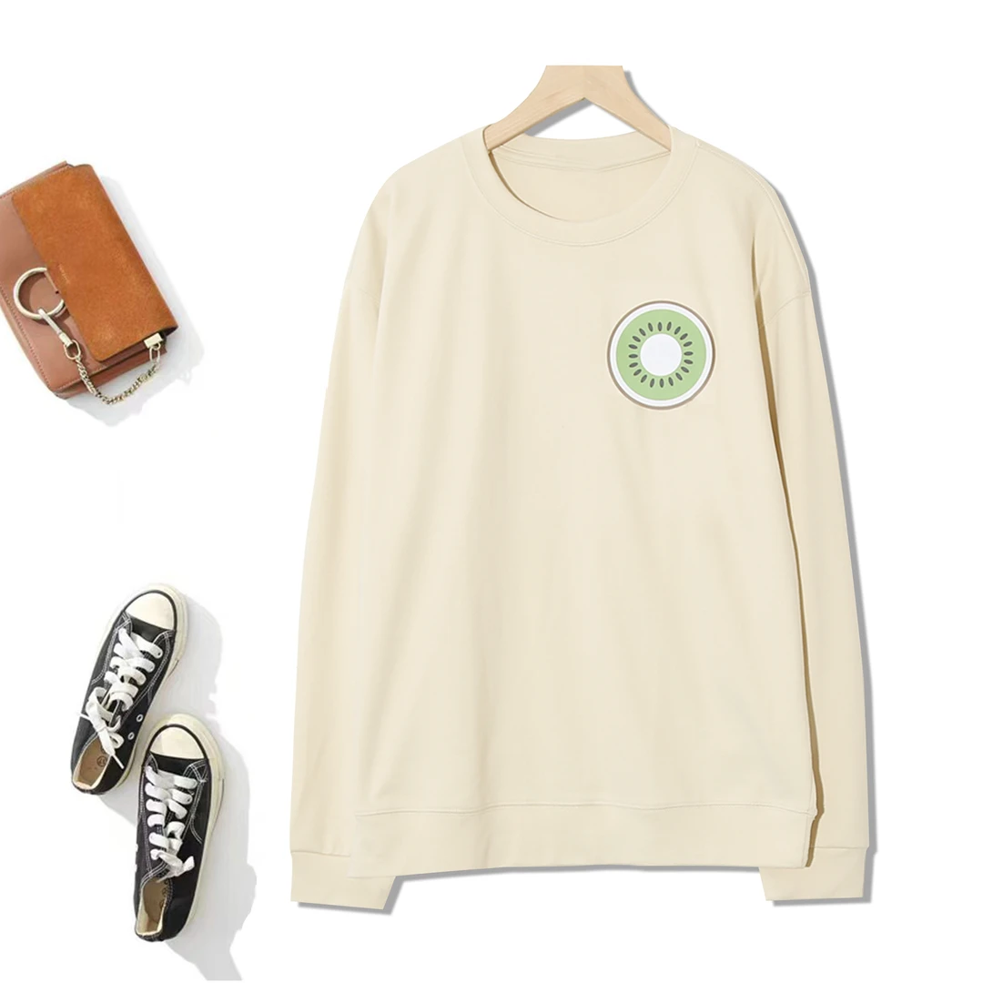 潮流保暖时尚舒适简约纯色可打底男女同款春秋百搭圆领T恤P-2G115