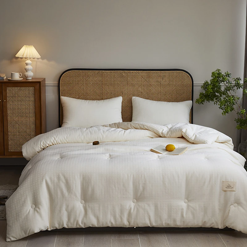 【主播力荐-安心选】焊死！纯棉新疆棉生态棉大豆被子被芯春秋被夏被