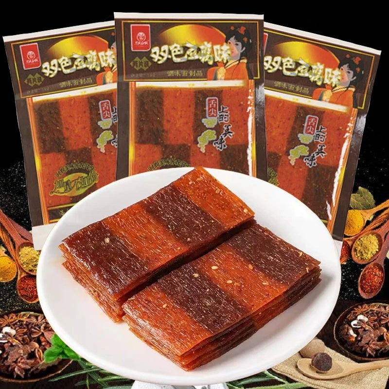 ZHOU'S/周氏e族双色营养豆腐辣条30包美味新鲜怀旧童年调味面制品