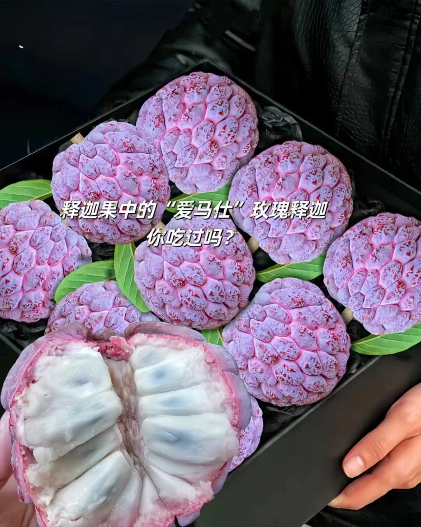 【顺丰空运】海南玫瑰释迦果新鲜采摘稀有孕妇水果软糯香甜口感