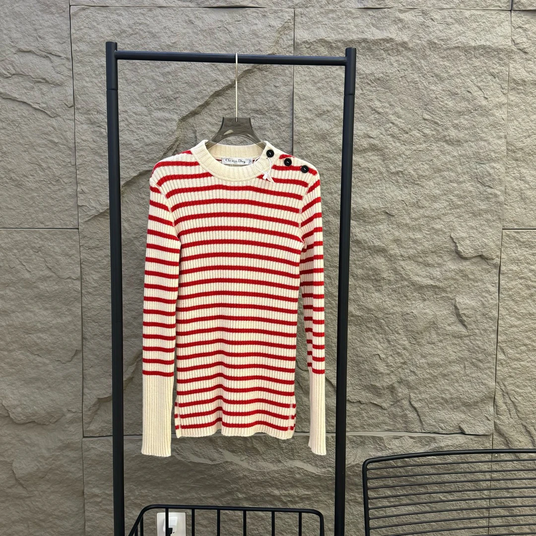 Dior/迪奥/针织衫 70%绵羊毛 30%山羊绒 36码 全新带吊 GM000219