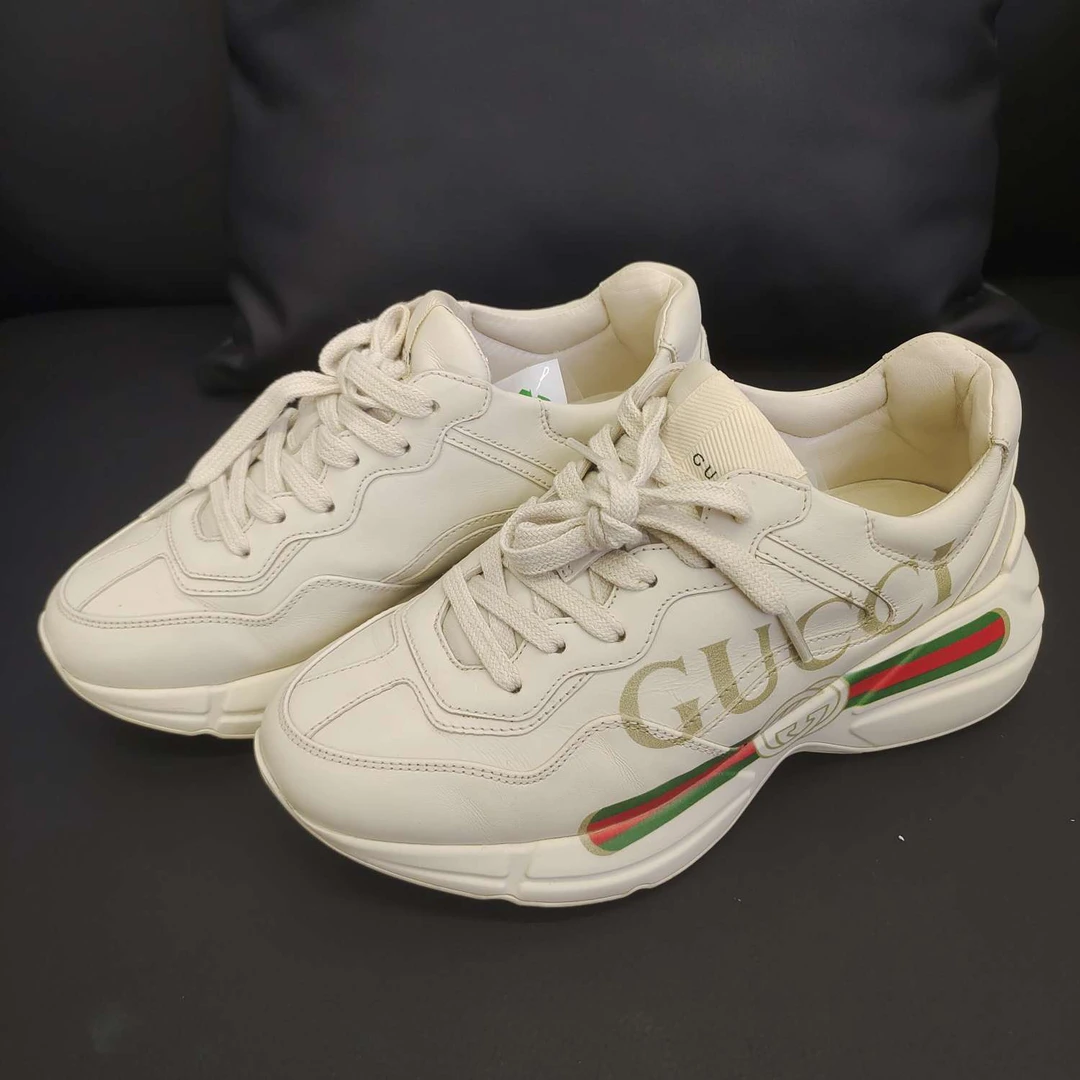 Gucci/古驰/Rhyton系列 腰带老爹鞋 35码 95新 轻微磨损 GM000667