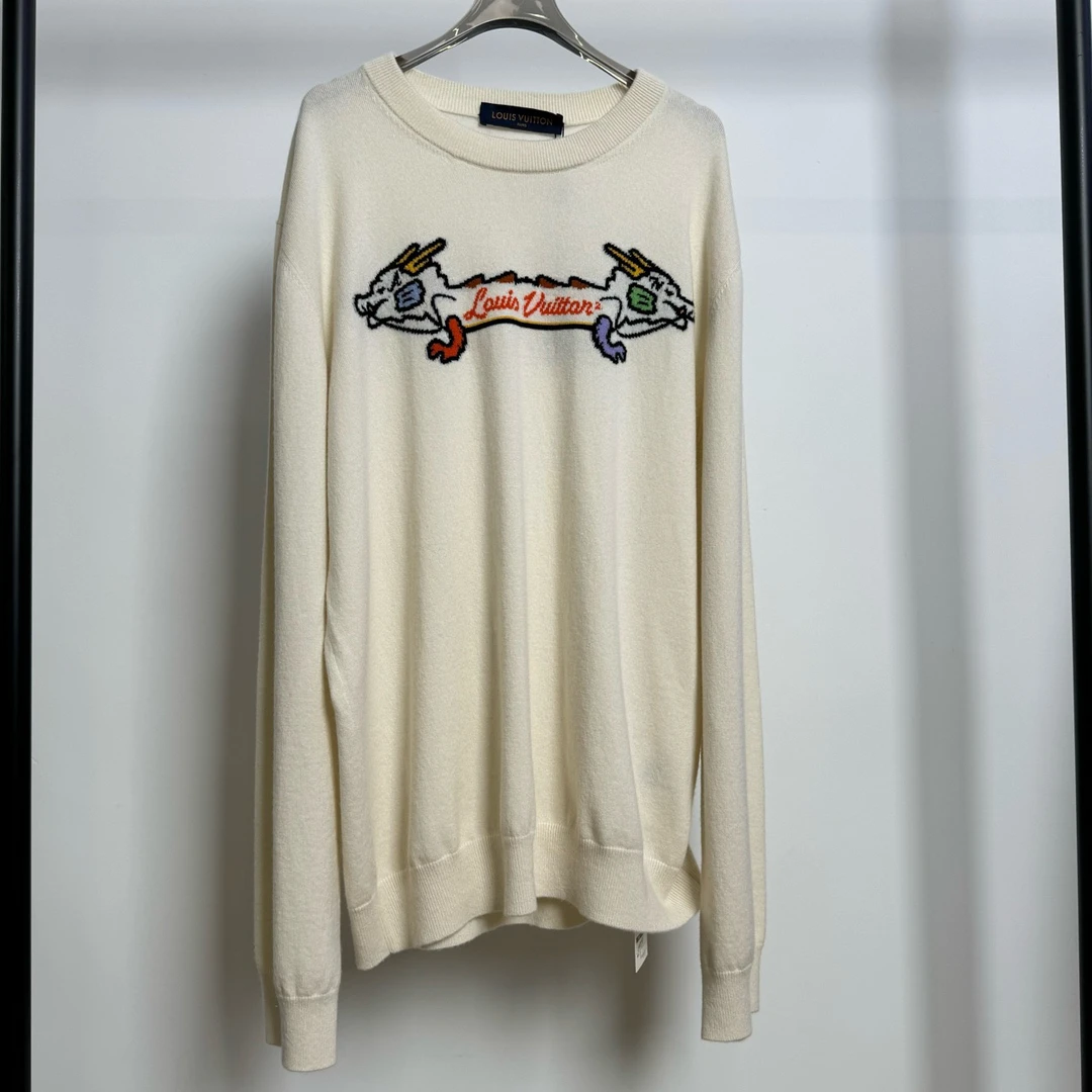 Louis Vuitton/路易威登/龙头毛衣/羊绒 XXL码 全新带吊 GM000956