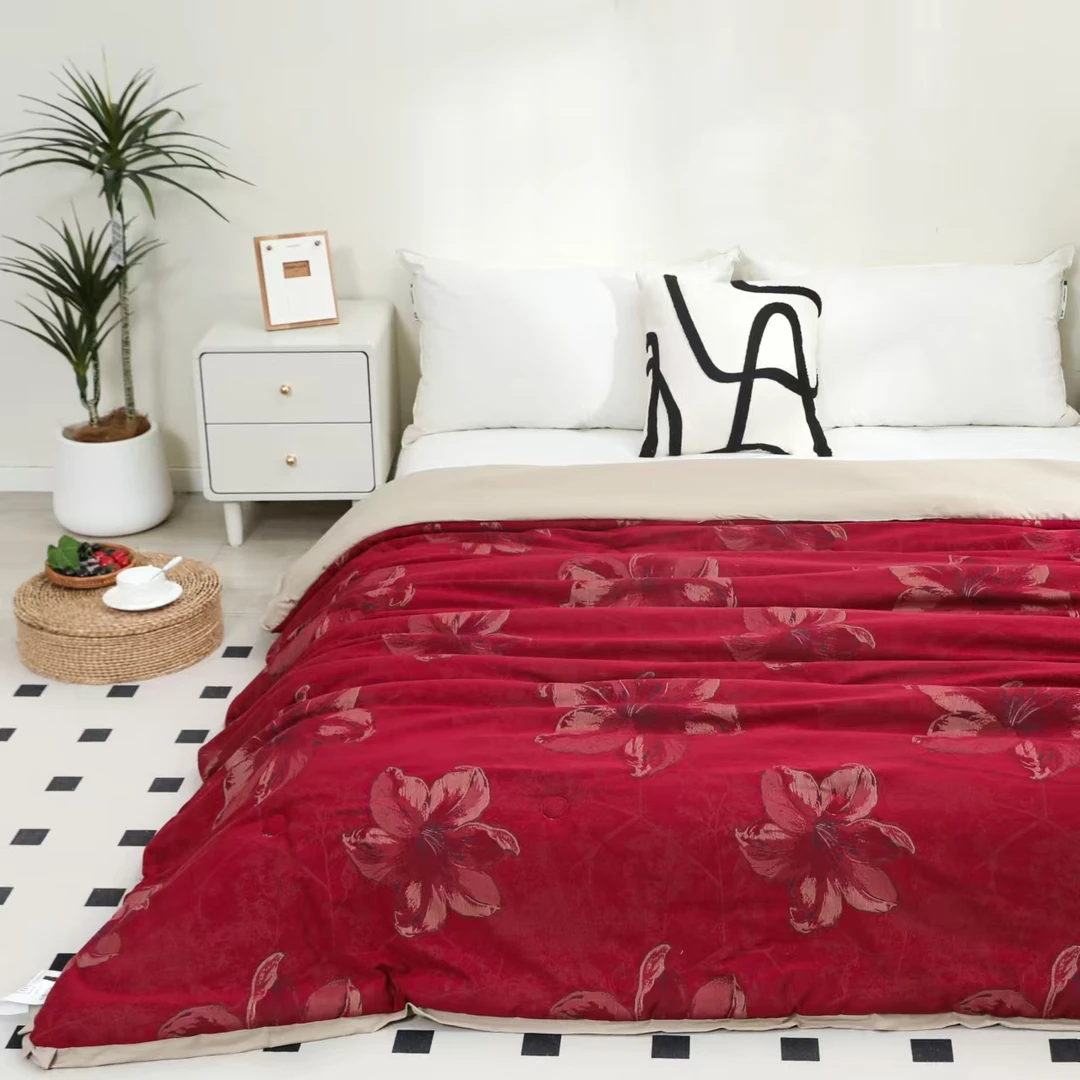 【觅香】200*230cm冬被棉大豆蛋白羊绒被大尺寸冬被约2.25kg