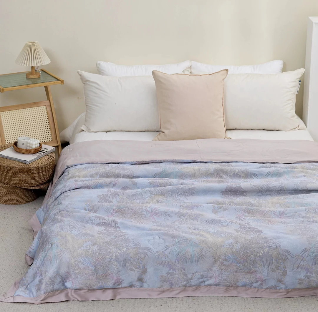 【树屿紫】150*200cm天丝蚕丝夏被柔软顺滑天丝夏被