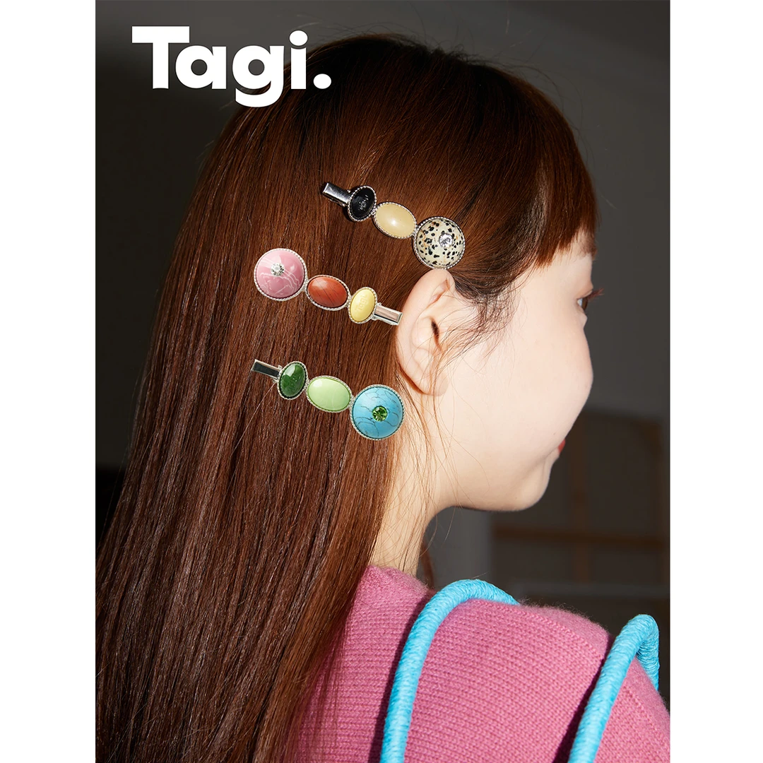 Tagi.Tang hu lu糖葫芦发夹鸭嘴夹刘海夹气质可爱发卡